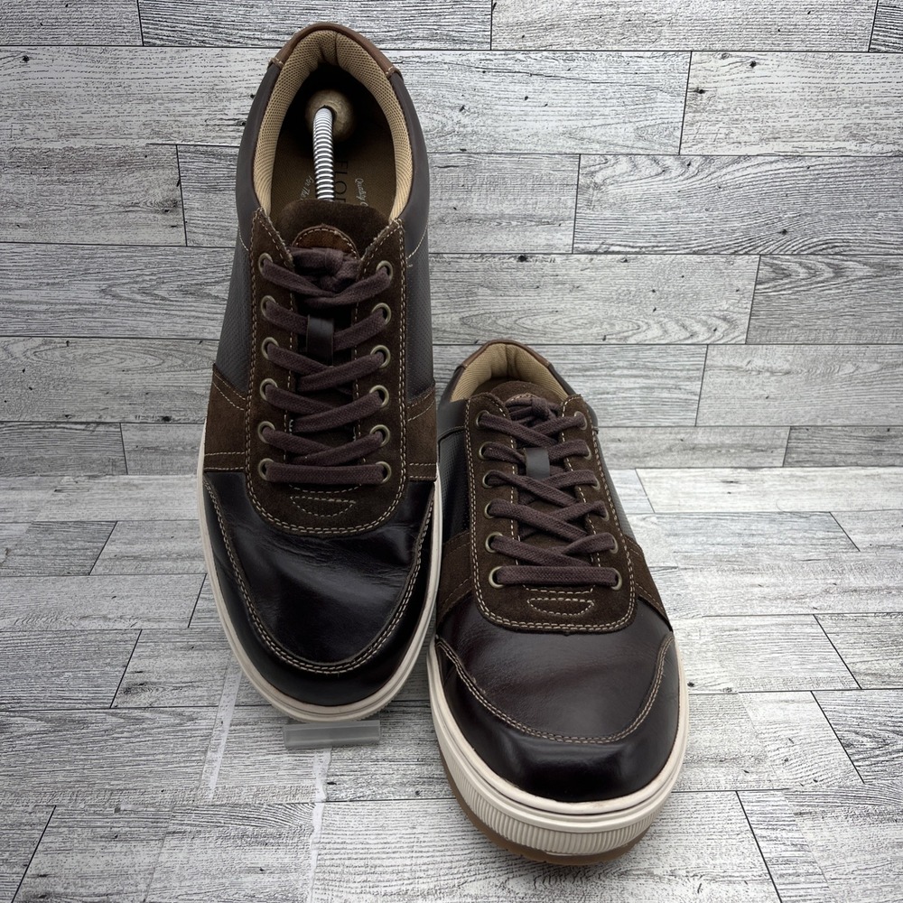 Florsheim Venue Brown Leather Casual Sneaker Shoes 15133-200‎ Men Size 10.5M